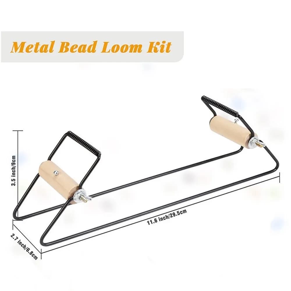 النسيج الديكور تلوح في الأفق سهلة الاستخدام DIY بها بنفسك أداة مع شريط مرن سحر التشيكية الزجاج الخرز إبرة ل سوار قلادة مجوهرات Makinng - 6