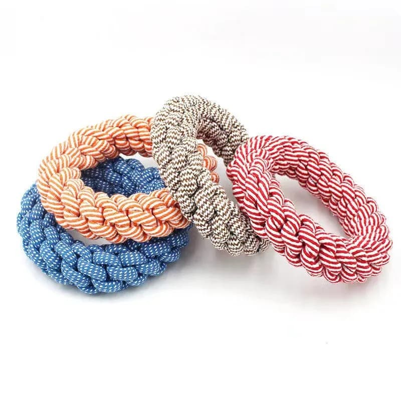 Bite-Resistant &Durable Chew-Proof Rope Knot Dog Toy - Heavy-Duty Interactive Chew Toy for Medium &Large Dogs (Golden Retriever) - 2