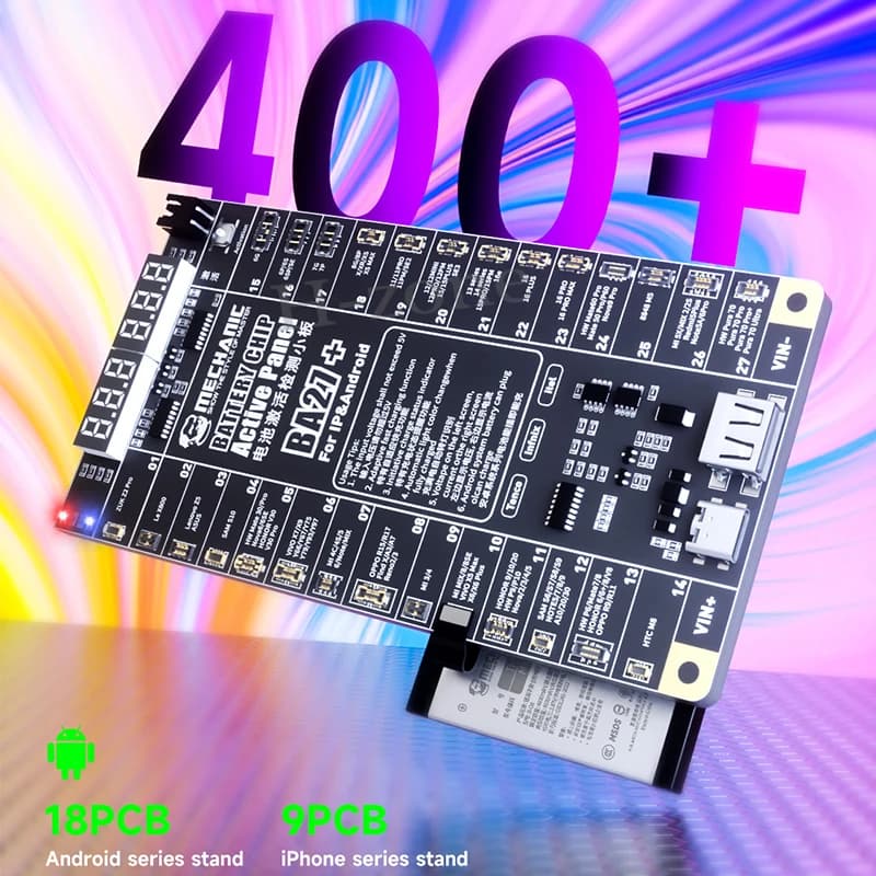 لوحة كشف الشحن السريع للبطارية الميكانيكية لهاتف iPhone 6-16 Pro Max، تفعيل الهاتف Samsung Xiaomi Android - 3