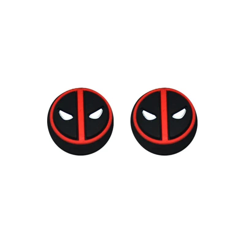 زوج من أغطية قبضة الإبهام Disney SpiderMan Deadpool لجهاز Playstation PS5 PS4 Xbox Series إكسسوارات وحدة تحكم الألعاب هدية - 5