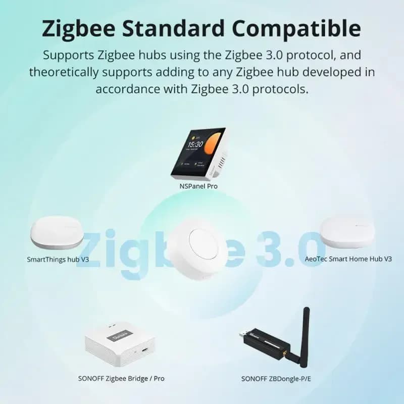 SONOFF SNZB-01P Zigbee Wireless Switch Button Smart Scene Switch Smart Home Voice Control For EWeLink APP Alexa Home Assistant - 3