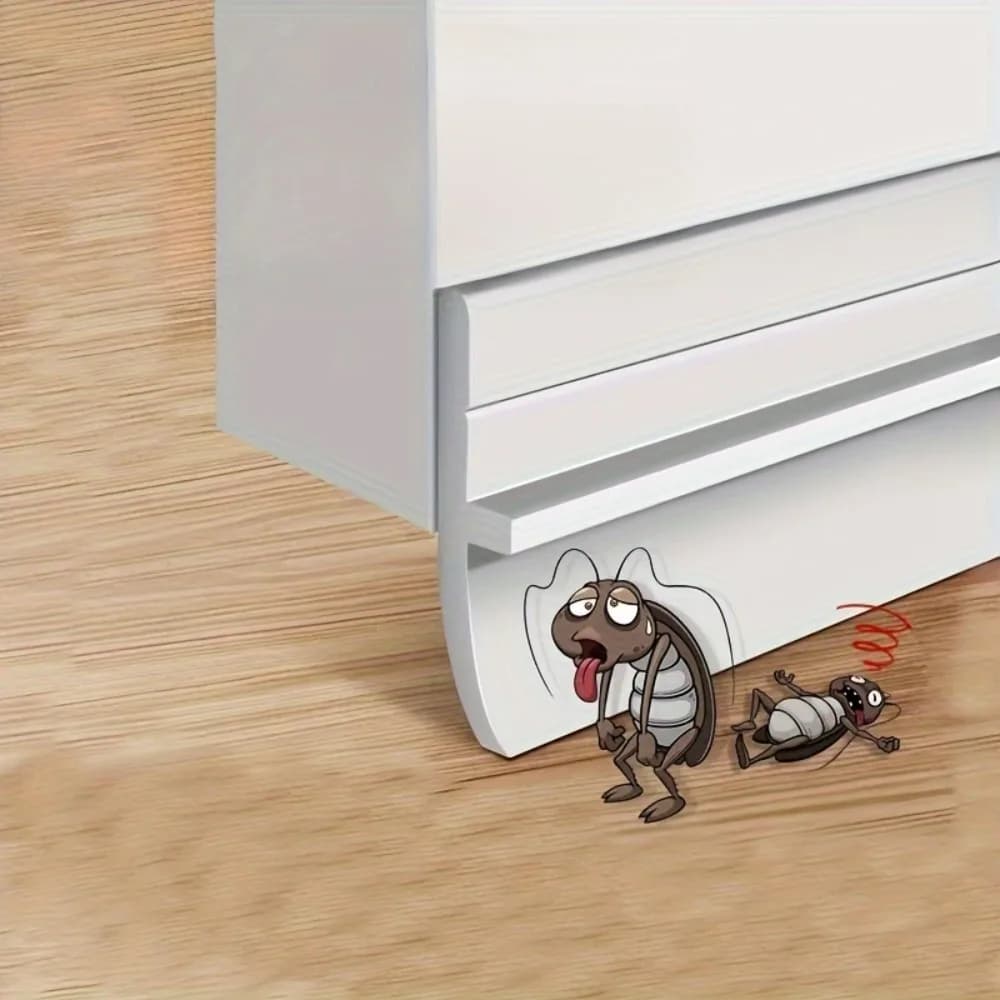 شريط عازل ذاتي اللصق من بولي كلوريد الفينيل لعزل الصوت تحت الأبواب والنوافذ، حاجز قوي - 3