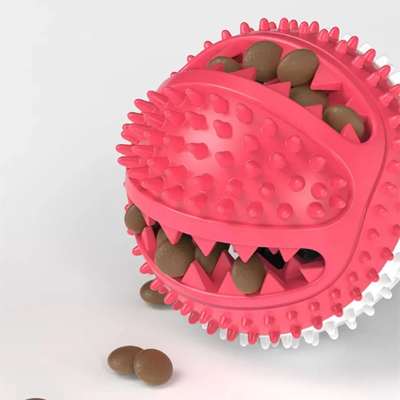 Dogs Food Toys Silicon Suction Cup Tug Interactive Dog Ball Toy For Pet Chew Bite Tooth Cleaning Toothbrush Feeding Pet Supplies - 3