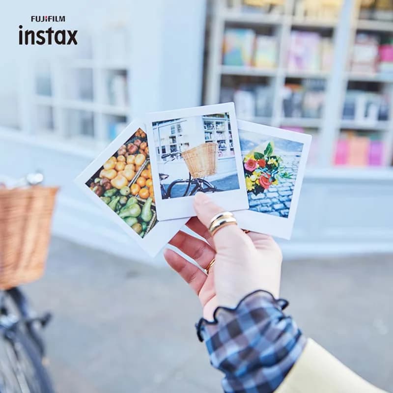 10-100 ورقة أفلام فوجي فيلم إنستاكس سكوير بحواف بيضاء، ورق صور لكاميرات إنستاكس SQ10 وSQ6 وSQ20 وطابعة Share SP-3 - 5