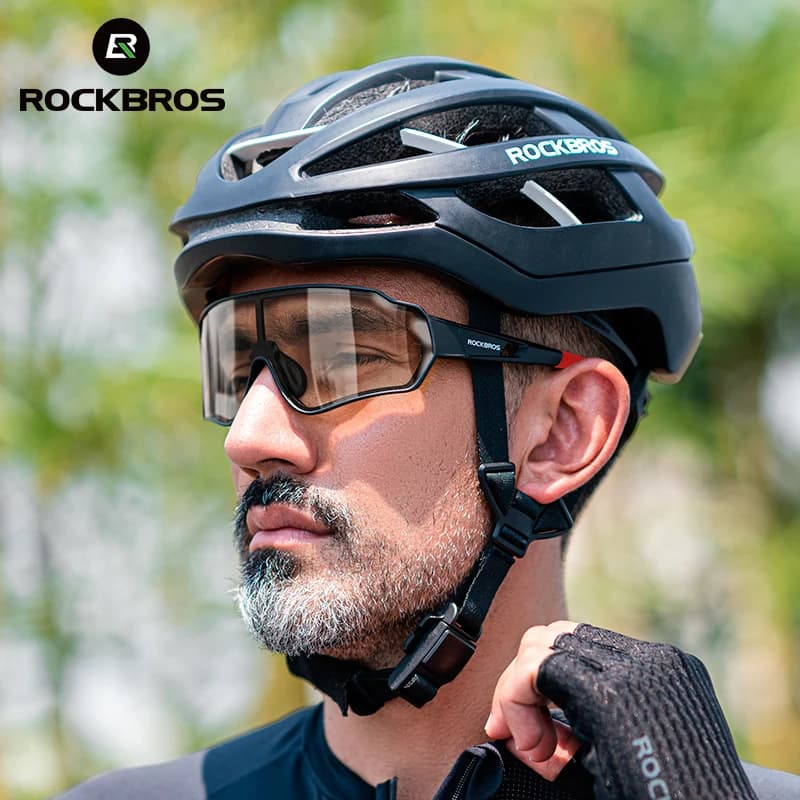 ROCKBROS Bicycle Glasses Photochromic Lens UV400 Sun Protection Bike Sunglasses Outdoor Sports Eyewear MTB Road Cycling Glasses - 5