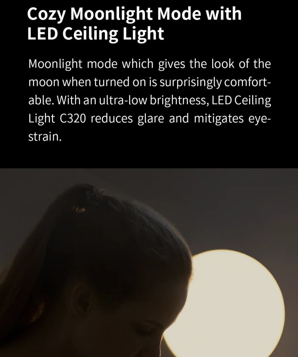 Global version Yeelight Smart LED Ceiling Light PRO Wifi Connection 2700-6500K Dimmable Smart Voice Control For Apple Homekit - 3