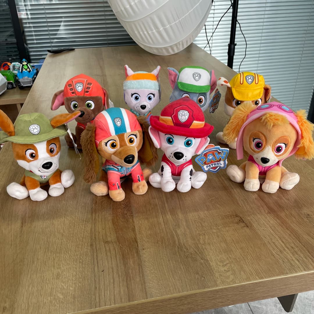 ستايل جديد أصلي باو باترول 6 بوصة تشيس مارشال ليبرتي روكي رابل زوما سكاي إيفرست زي إنقاذ دمية أنمي محشوة لعبة هدية - 2