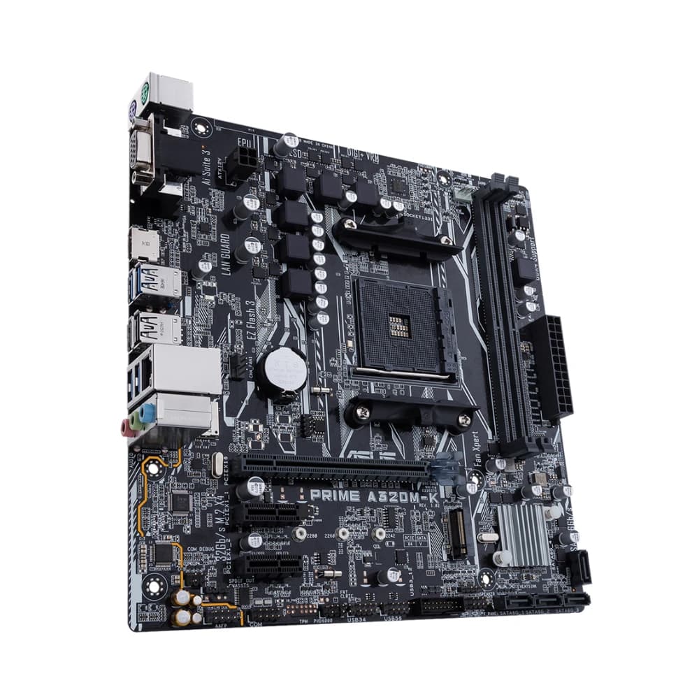ASUS PRIME A320M-K Motherboard AMD AM4 Support R5 5600 3500X R7 5700X 1800X R3 3200G R9 5950X CPU 4xDDR4 128GB HDMI DVI mATX - 4