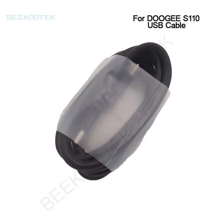 شاحن DOOGEE S110 الأصلي الجديد، محول شحن سريع رسمي، كابل USB Type-C، شاحن بيانات، متوافق مع هاتف DOOGEE S110 الذكي - 3