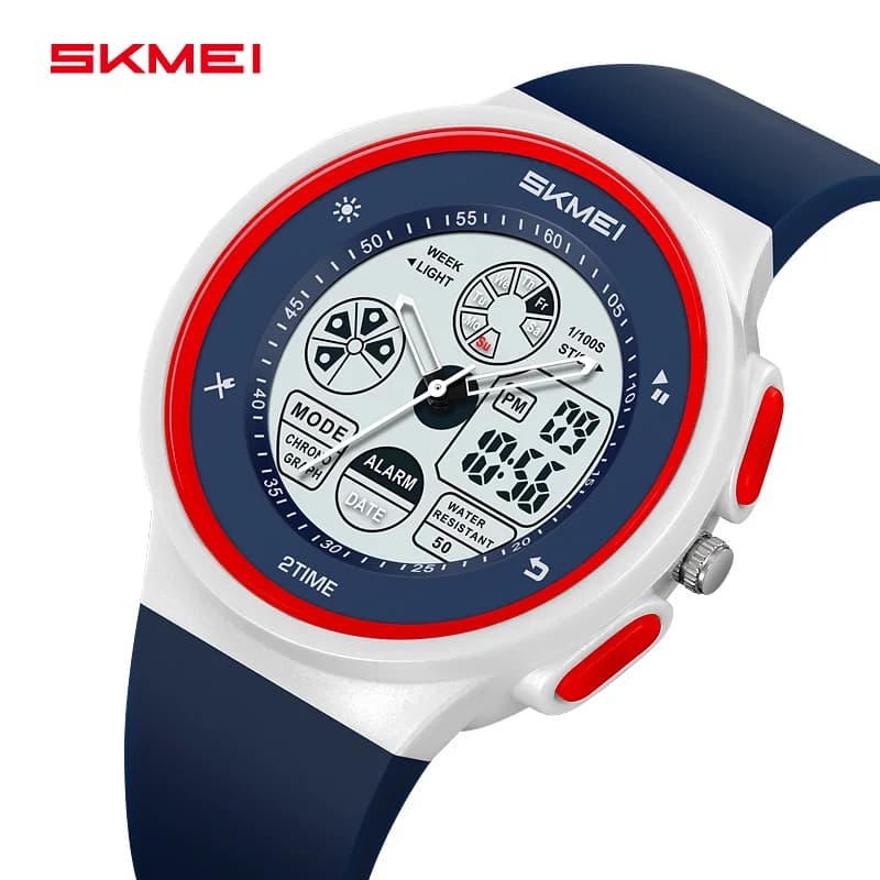 SKMEI 2346 New Arrival Colorful Fashion Unisex Men Women Time Big Digital Display PC Classic Sport Watch Chronograph Wristwatch