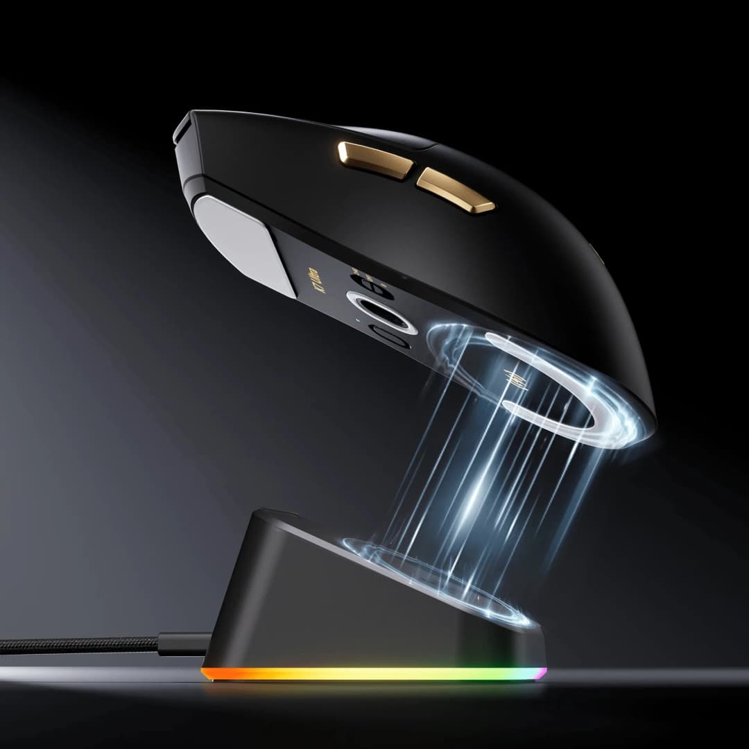 MCHOSE K7 Ultra Wireless Gaming Mouse PAW3950 Dual 8K Polling Rate Lightweight Magnetic Wireless Charging Dock Esports Office - 2