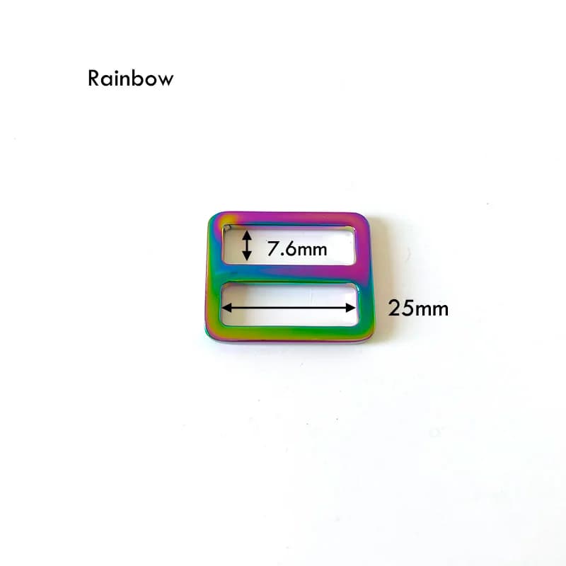 قطعة واحدة من الحلقة المعدنية 25 مم مع مشبك تسلق لملحقات الحقائب والأحزمة وأطواق الكلاب - 3