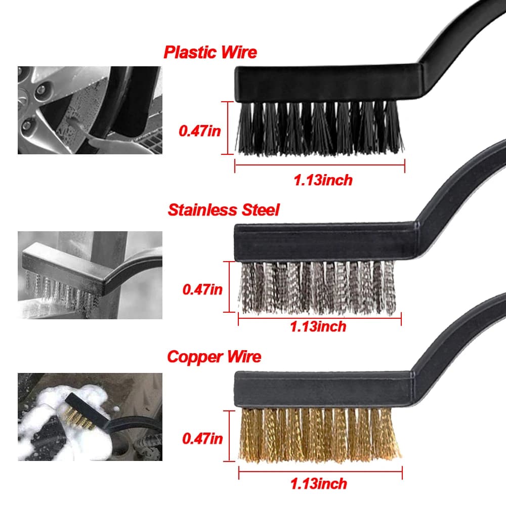 مجموعة فرش تفصيل السيارة مجموعة تنظيف السيارة النهائية لفتحات التهوية والصيانة فرشاة تنظيف تفاصيل منفذ هواء السيارة - 5