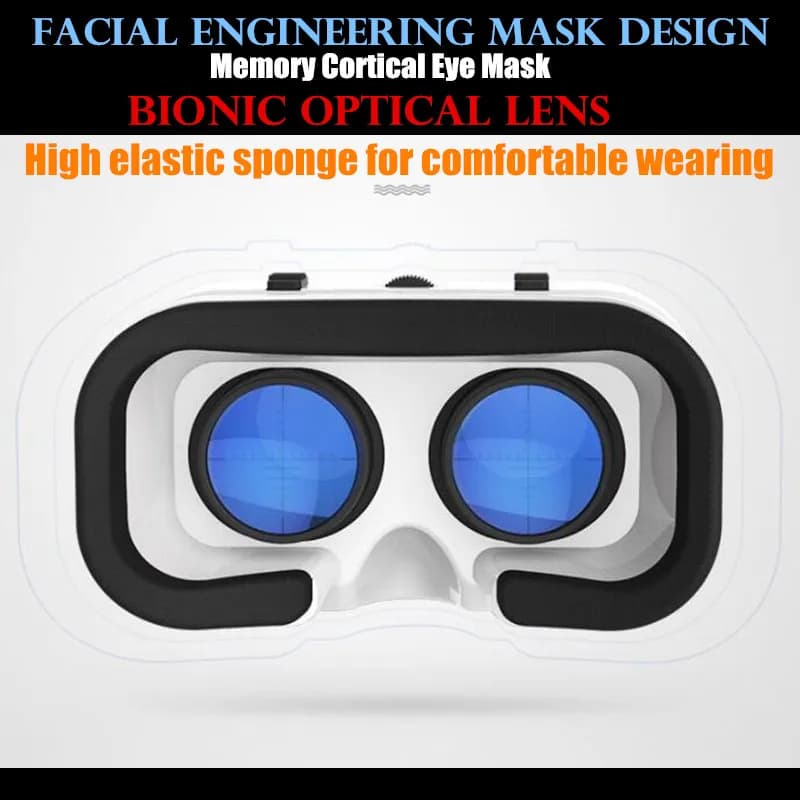 G05 نظارات واقع افتراضي صغيرة آيماكس ثلاثية الأبعاد، جوجل كاردبورد VR، خوذة للهاتف 4.5-6 بوصة، تدعم عصا التحكم في اللعبة - 6