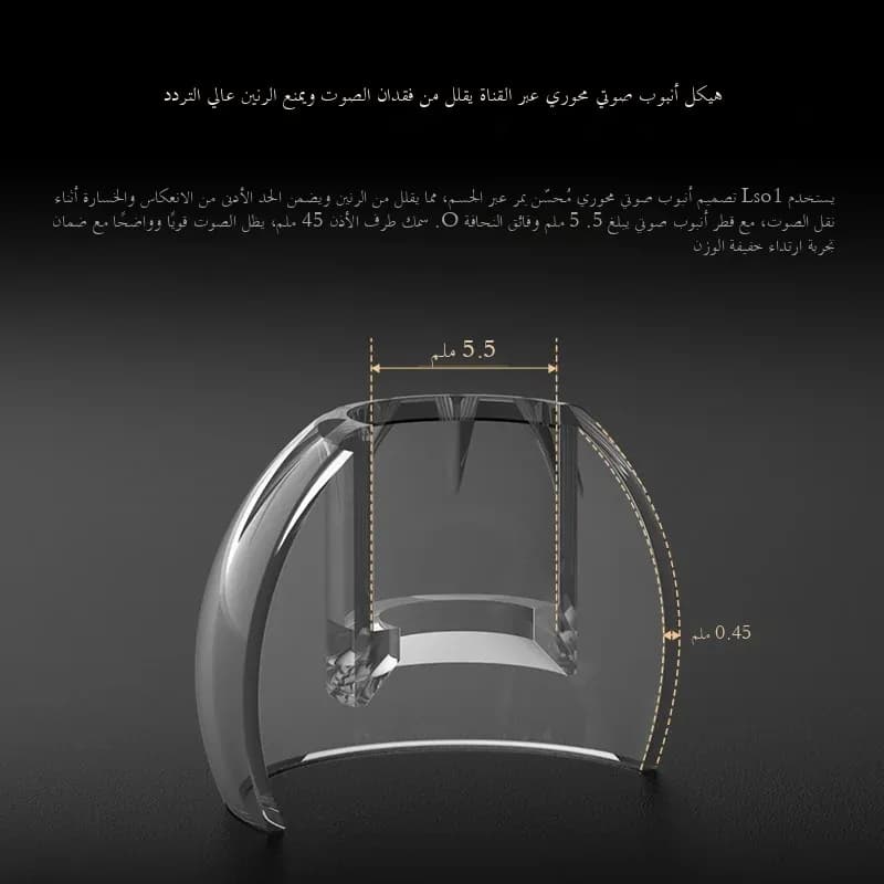 KZ LS01 نصائح أذن سيليكون سائل عالية الشفافية لسماعات KZ السلكية هاي فاي مع حجم S/M/L سدادات أذن مريحة عالمية - 4