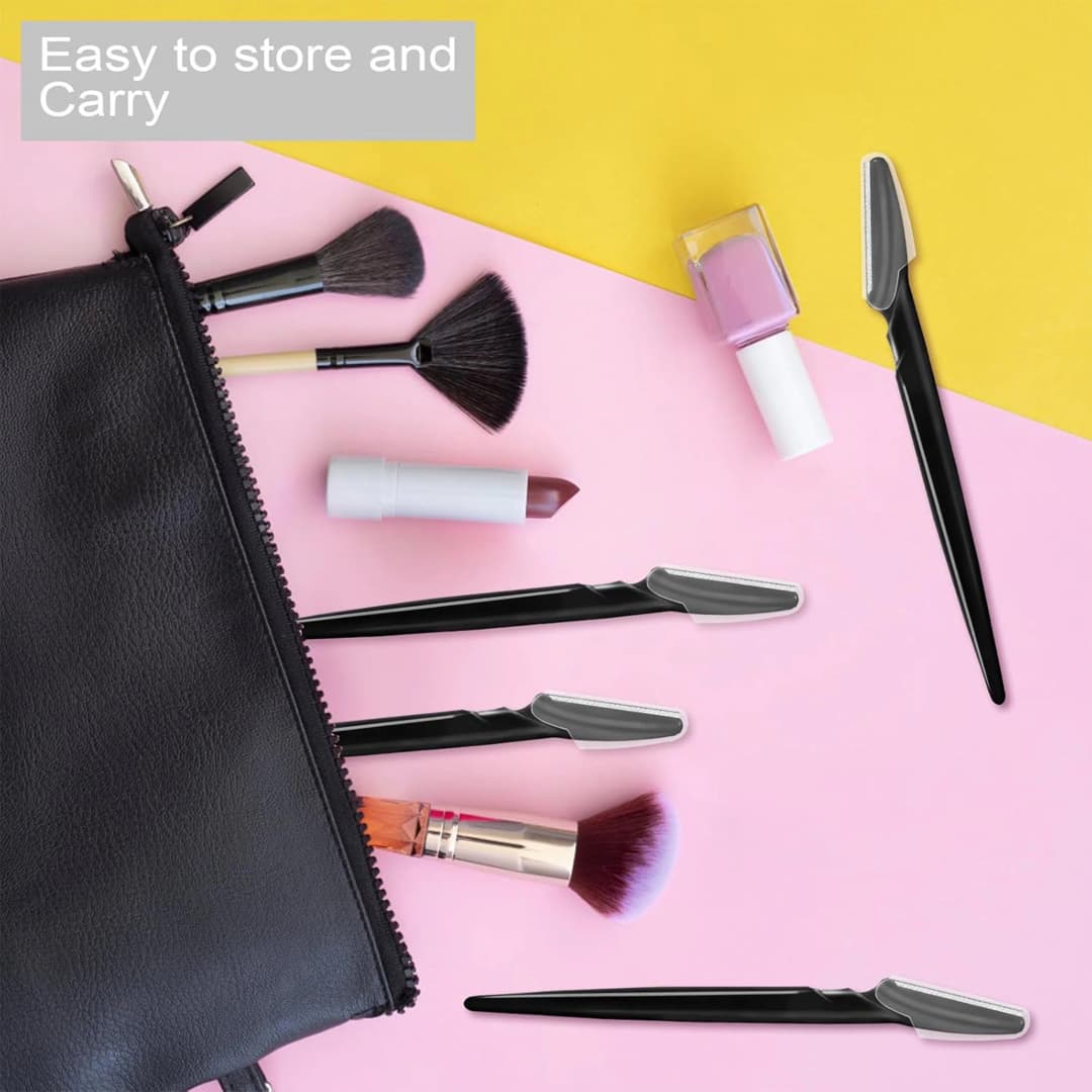 12/6PCS Lady shaver – Facial shaver for women and men – Eyebrow trimmer, shaver and skin care tool - 5