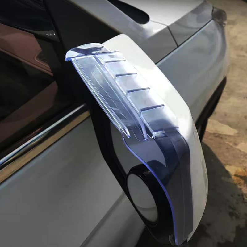Air Guide Diversion Rainwater Car Rearview Mirror Rain Eyebrow Reflector Reverse Mirror Ventilation Type Universal Rain Eyebrow - 6