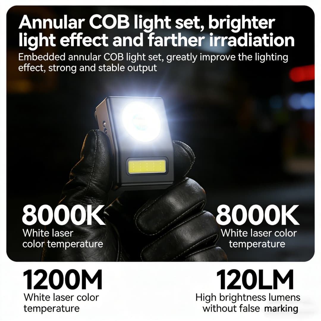 Philips SFL 5551 Dual-Light Headlamp with Magnetic And Clip Features Adjustable Five-Color Light Sources Compact And Lightweight - 2