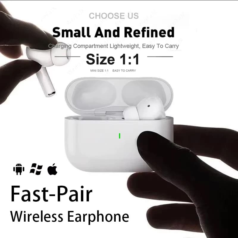 Original Wireless Bluetooth Earphones In Ear Earbuds Sports Noise Cancelling Air Pro TWS Max Headset For Apple iPhone Headphones - 4