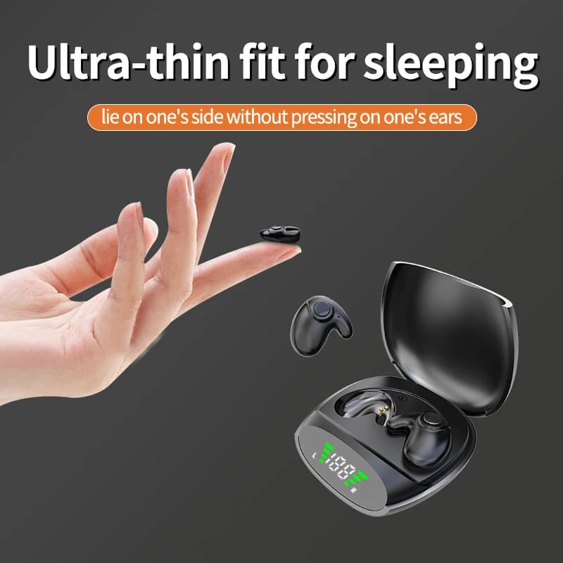 Waterproof Wireless Bluetooth 5.3 Headsets Mini headset Painless Call Noise Cancelling Thin Headphones Fit for Sleeping/Sports - 4
