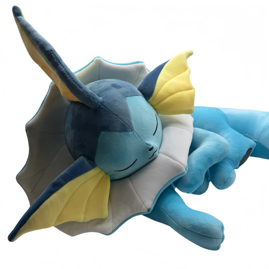 Pokemon Plush New Eevee Evoli Sleep Plush Vaporeon  Pikachu Peluche Stuffed Toys Cartoon Soft Doll Gift - 6