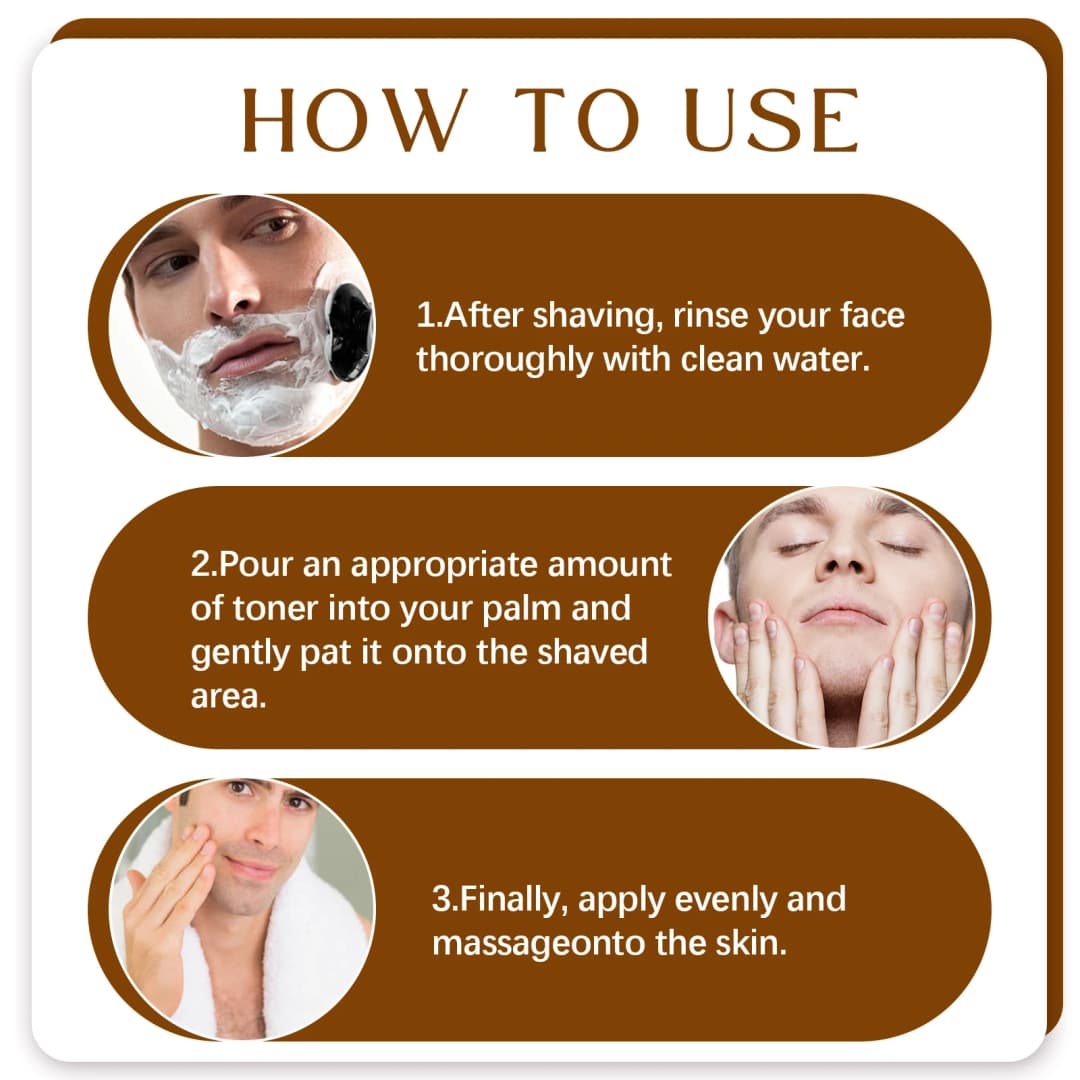ما بعد الحلاقة للرجال - سنتيلا آسياتيكا طبيعي يمتص بسرعة لتنظيف وتنعيم البشرة لإحساس منعش - 6