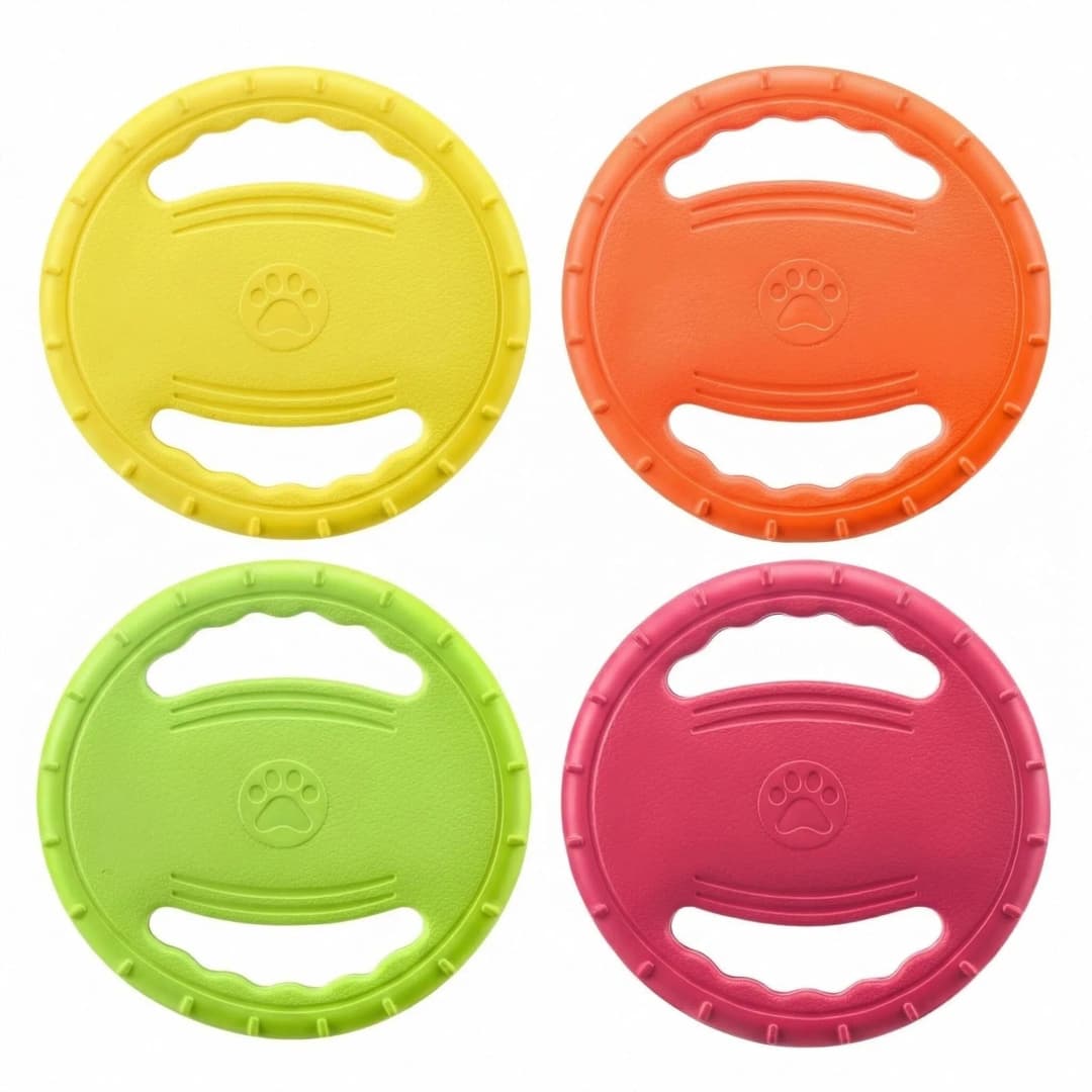 قرص طائر EVA لتدريب الكلاب، لعبة تفاعلية خارجية للجراء، إمدادات لعب، طبق طائر للمضغ، لعبة مائية عائمة - 6