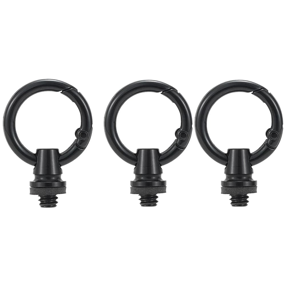 خطاف تعليق مصباح محمول بفتحة كبيرة خطاف تثبيت مصباح التخييم حلقة مصباح يدوي متعددة الوظائف للخيمة مناسبة للمشي والتخييم - 4