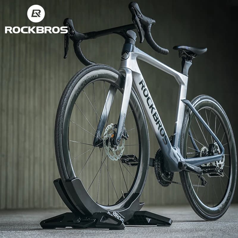 حامل دراجات من ROCKBROS، حامل عرض لوقوف الدراجات، قابل للتعديل للدراجات الجبلية والطرق، للاستخدام المنزلي - 6