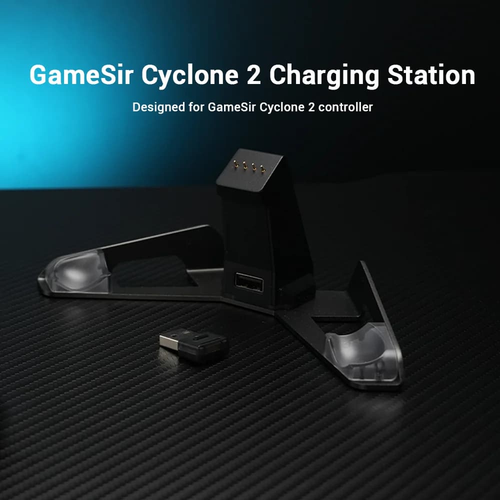 GameSir Nova Charging Station Cyclone 2 Tarantula Pro Controller Charging Dock Smart Start-Stop Charging RGB Light Strip - 5