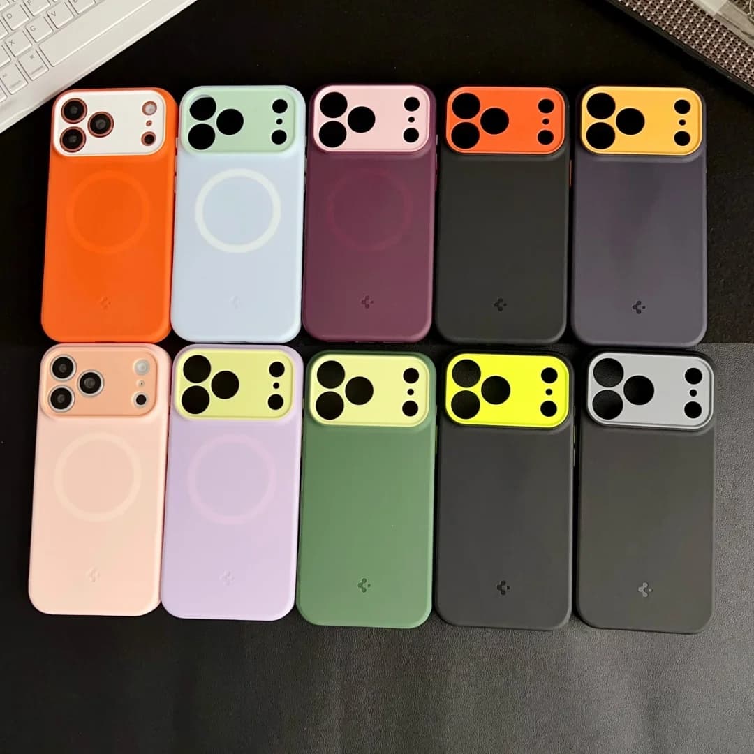 Official Spigen Magnetic Phone Case For iPhone 17 Pro Max Liquid Silicone Cases For iPhone17 Air 17 Pro Soft Bumper Cover - 4