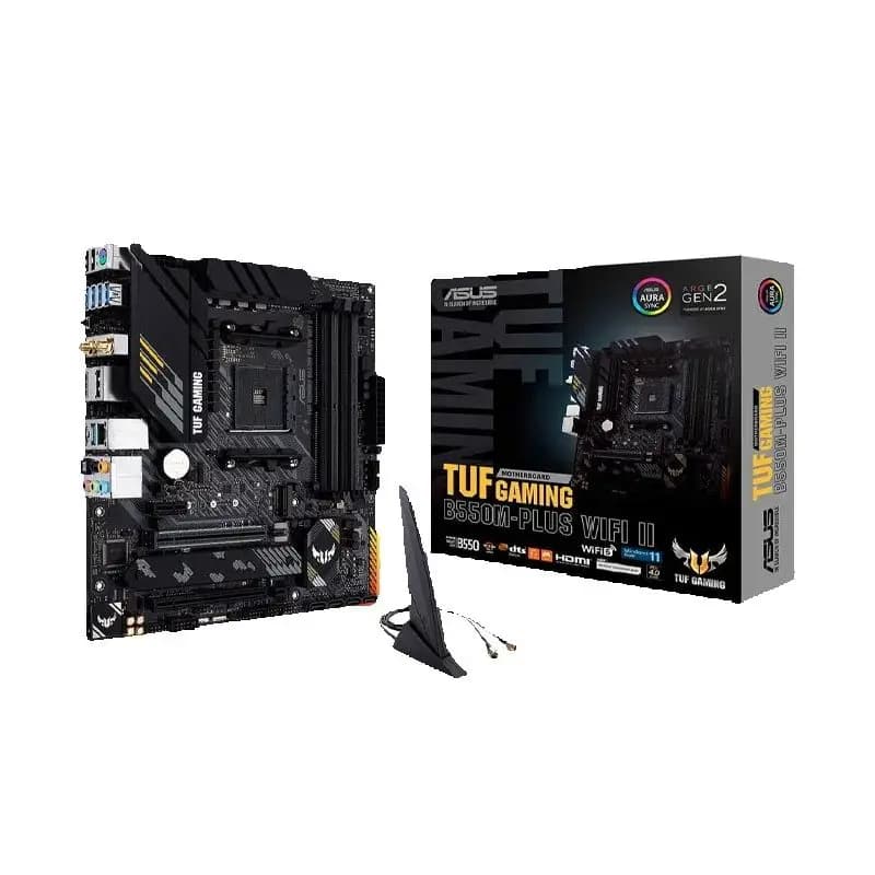ASUS TUF GAMING B550M PLUS WIFI II New AMD B550 micro ATX supports AMD Ryzen 5000 series motherboard socket AM4 - 2
