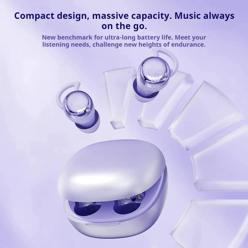 Original SONY Wireless Bluetooth 5.4 Earphones Sleep Wireless Headphones With Mic Touch Control TWS In-Ear Headphones Headset - 5