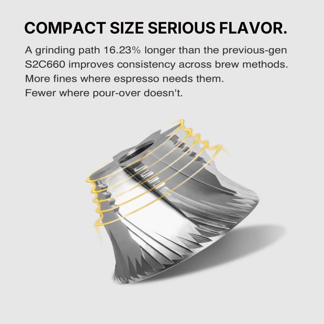 TIMEMORE C5 PRO/C5 ESP PRO Manual Coffee Grinder S2C-042-III Conical Burr 0.015mm Precision Adjustment Portable Hand Coffee Mill - 4