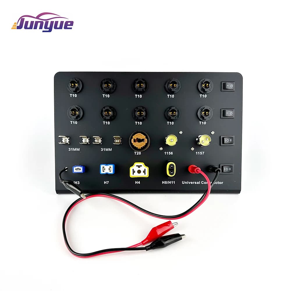 لوحة اختبار من 110V-265V إلى 12V لكشافات السيارات HID زينون LED، T10 W5W C5W T20 7443 H1 H3 H7 H4 9005 - 3