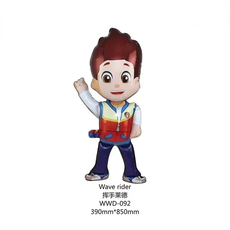 PAW Patrol Balloon Cartoon Ryder Chase Marshall Skye Rocky Ruby Zuma Everest Character DIY Party Decoration Children's Toy Ball - 3