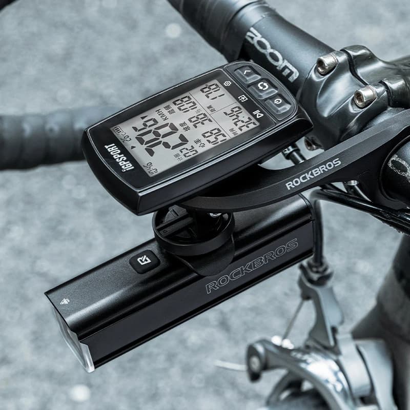 ROCKBROS GPS Bike Computer Mount Holder Nylon Bike Light Holder Bicycle Handlebar Bracket For BracketGarmin/Wahoo/Bryton/Camera - 3