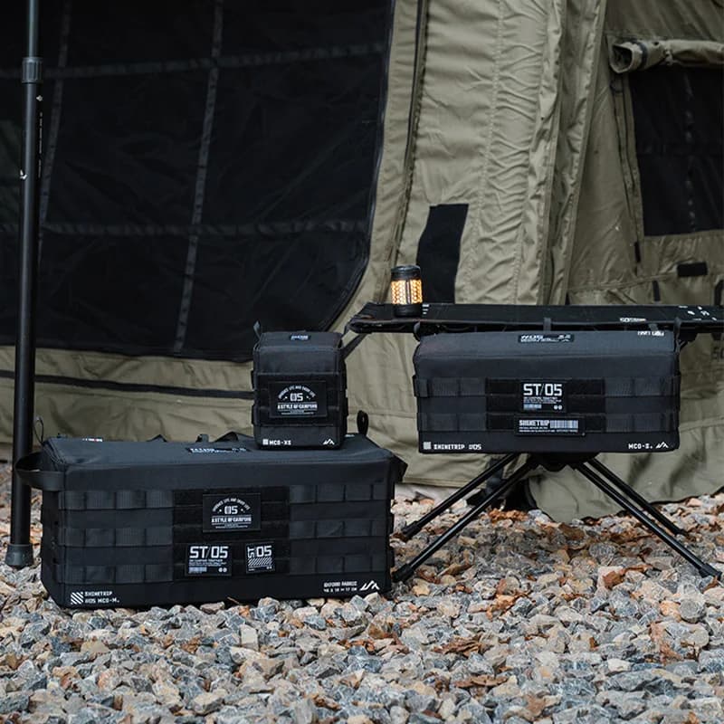 ShineTrip 05 Series Tactical Module Bag Oxford Cloth Organizer Storage Bag Camping Table and Chair Side Hanging Bag - 3