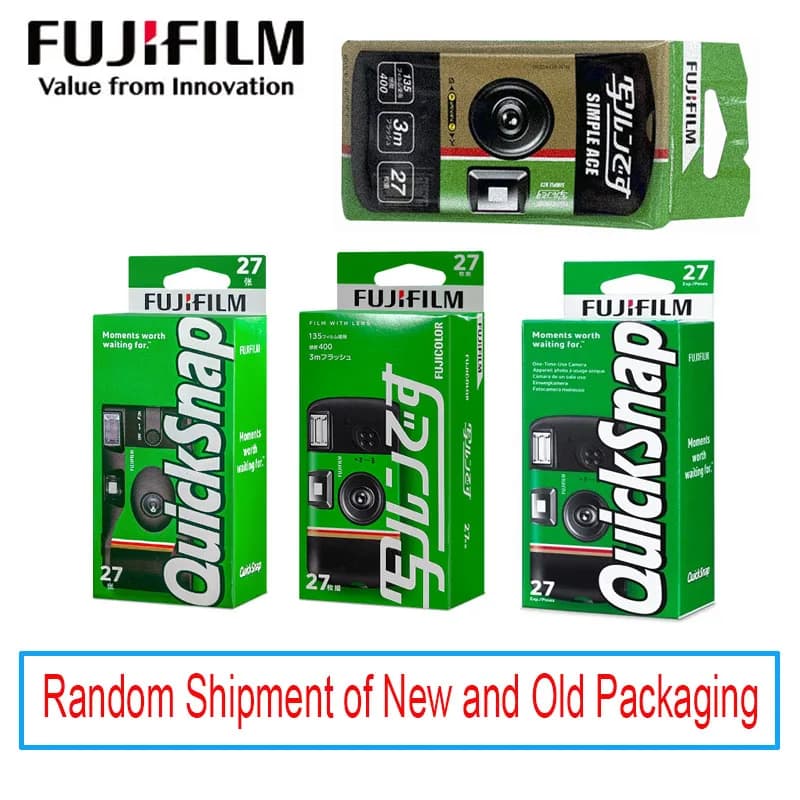 1-5Pcs Fuji Disposable Film Camera Fujifilm QuickSnap Disposable Film Camera Can Take 27 Photos With Flash For Birthday Gift - 2