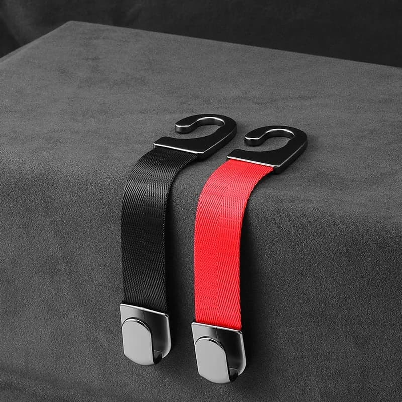 Car Headrest Hooks Hanger for Bags Seat Back Organizer Holder Clips Auto Fastener Hooks Car Storage Interior Accessories