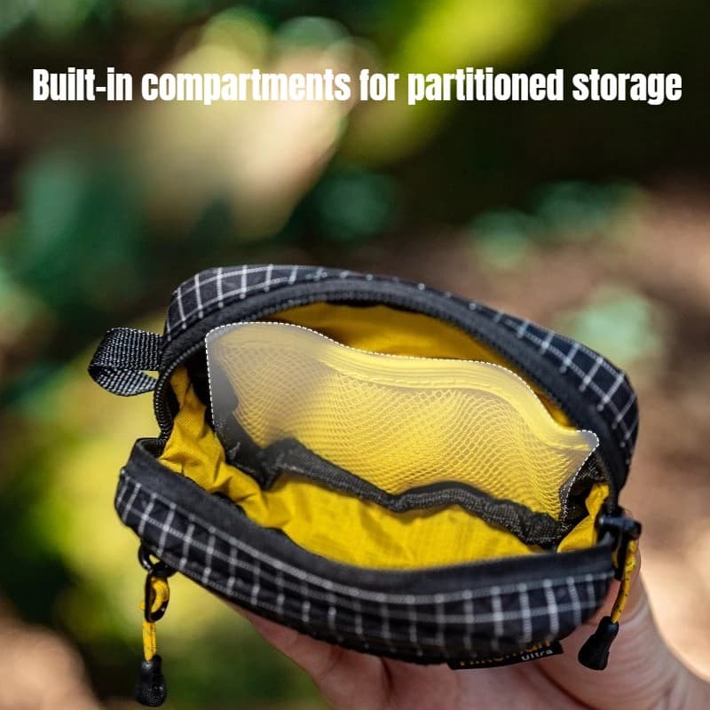 Dyneema Multifunctional Utility Bag Lightweight Waterproof EDC Pouch for Outdoor Camping Hiking Tactical Gear Storage Men Women - 2