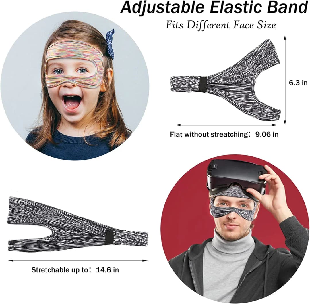 For Oculus Quest 2 Accessories VR Mask Cover Breathable Sweat Band Virtual Reality Headset for Meta Quest 3S /3 Pico 4 VR - 2