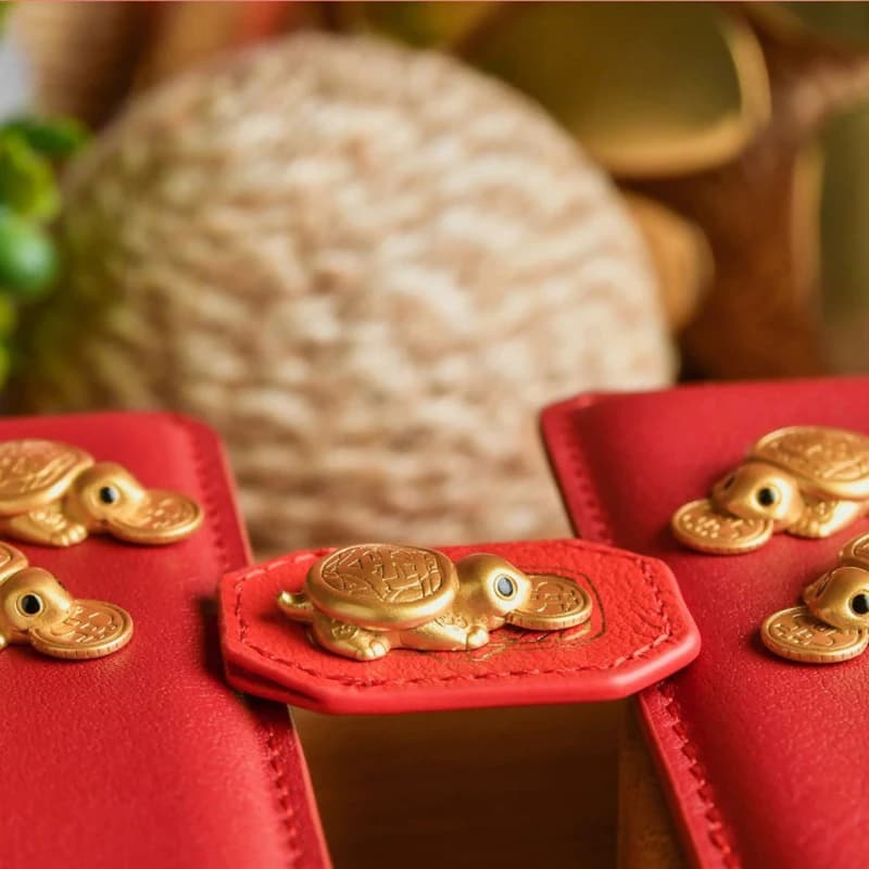 Feng Shui Money Turtle Statue Golden Tortoise Figurine For Wealth Luck Home Decor Guarding Praying Lucky Miserly Gift - 6