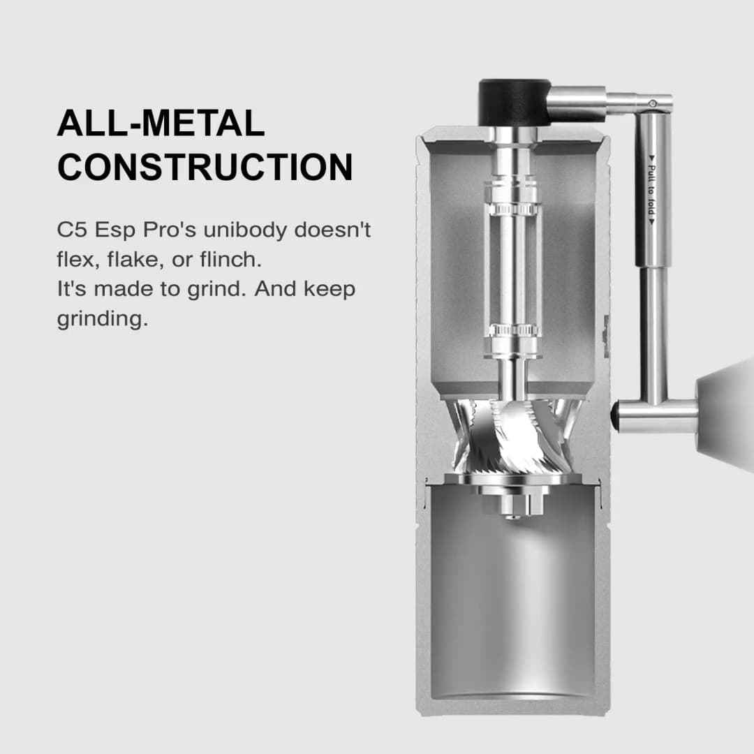 TIMEMORE C5 PRO/C5 ESP PRO Manual Coffee Grinder S2C-042-III Conical Burr 0.015mm Precision Adjustment Portable Hand Coffee Mill - 5