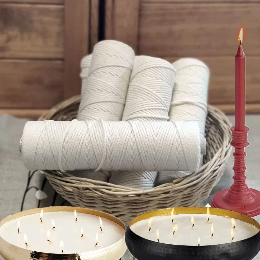 100 متر/لفة شمعة الفتيل شمعة صنع عدة صديقة للبيئة شمعة الفتائل DIY بها بنفسك أدوات صنع الشموع اليدوية الهدايا المتحمسين - 6