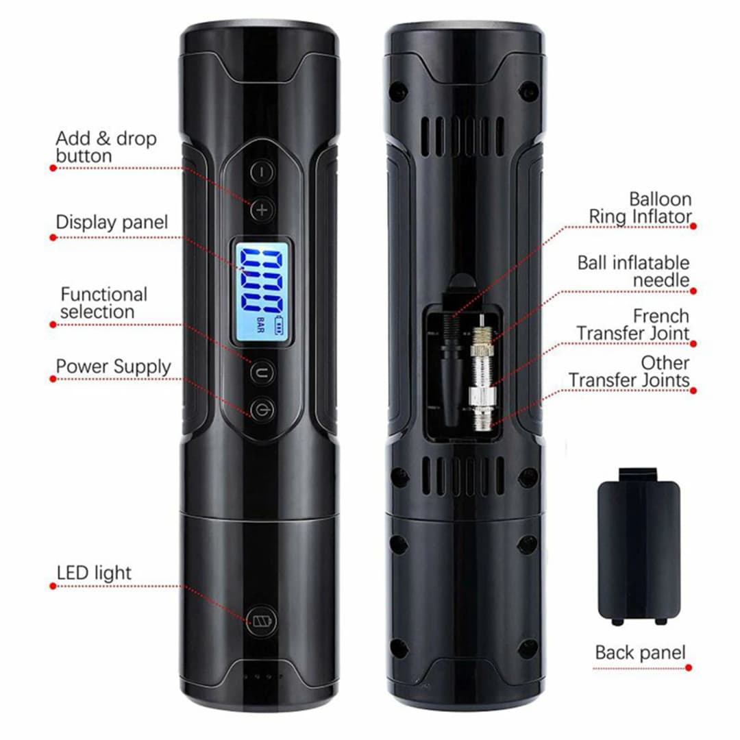 300PSI 12V Mini Air Compressor Auto Car Electric Tire Air Inflator Pump Mini Air Compressor Air Pump Mini Car Air Compressor - 5