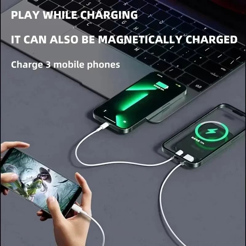 VIVO Wireless Power Bank Magnetic 200000mAh 22.5W Fast Charging External Battery Charger For Huawei iPhone PD 20W Universal - 6