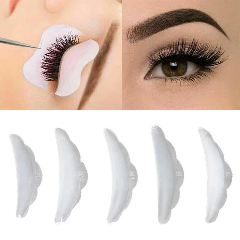 5 Pair Silicone Curlers Curl Eyelash Pads Eyelash Extension Perm Tools Multicolor Eyelash Lifting Kit Accessories Reusable - 5