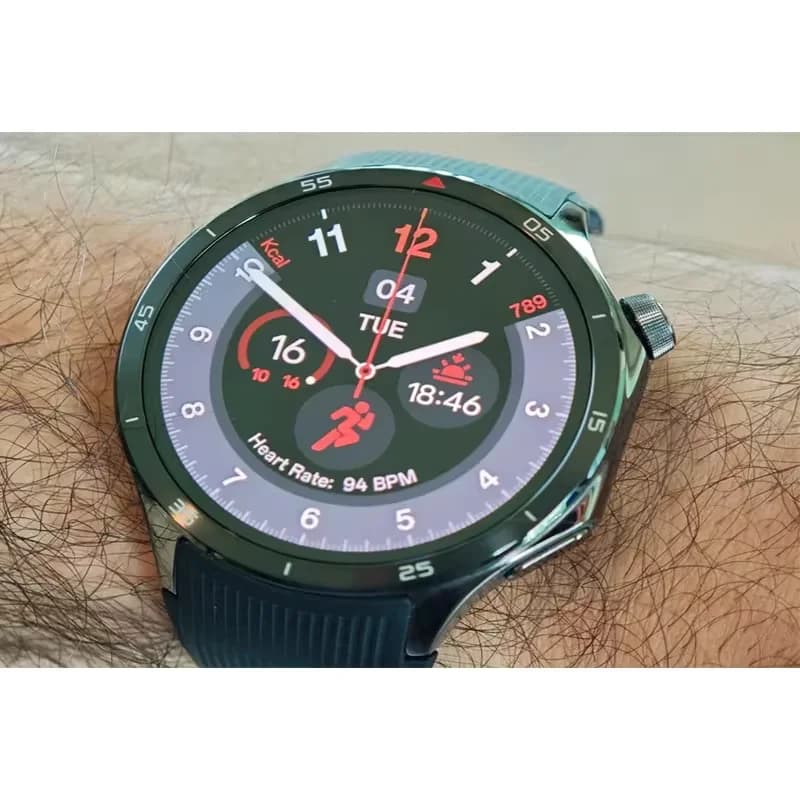 إصدار عالمي ساعة ون بلس 3 الذكية بشاشة LTPO AMOLED مقاس 1.50 بوصة ومعالج Snapdragon W5 وGPS مزدوج التردد ونظام Wear OS - 4