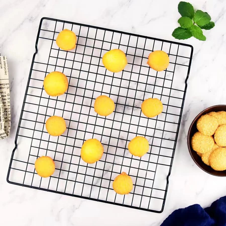 رف تبريد من الفولاذ المقاوم للصدأ متعدد الأغراض ، شواية مطبخ ، أدوات خَبز فرن طبخ ، خبز البسكويت ، البيتزا ، الكيك ، 1 * * - 5